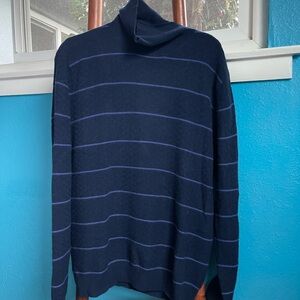 GOBI Cashmere Textured High Neck Sweater